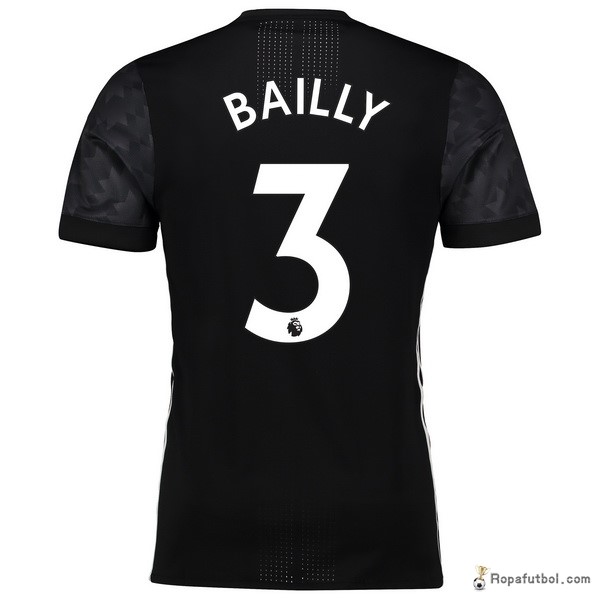 Camiseta Manchester United Replica Segunda Ropa Bailly 2017/18 Negro